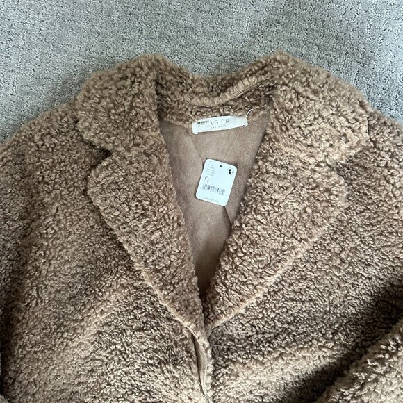 NWT Free People, ASTR the Label Willow Fuzzy Coat, Medium - Picture 14 of 16